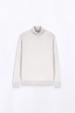 Pulls & Polos*Gertrude Pull En Maille Col Roule Eliott Ciment