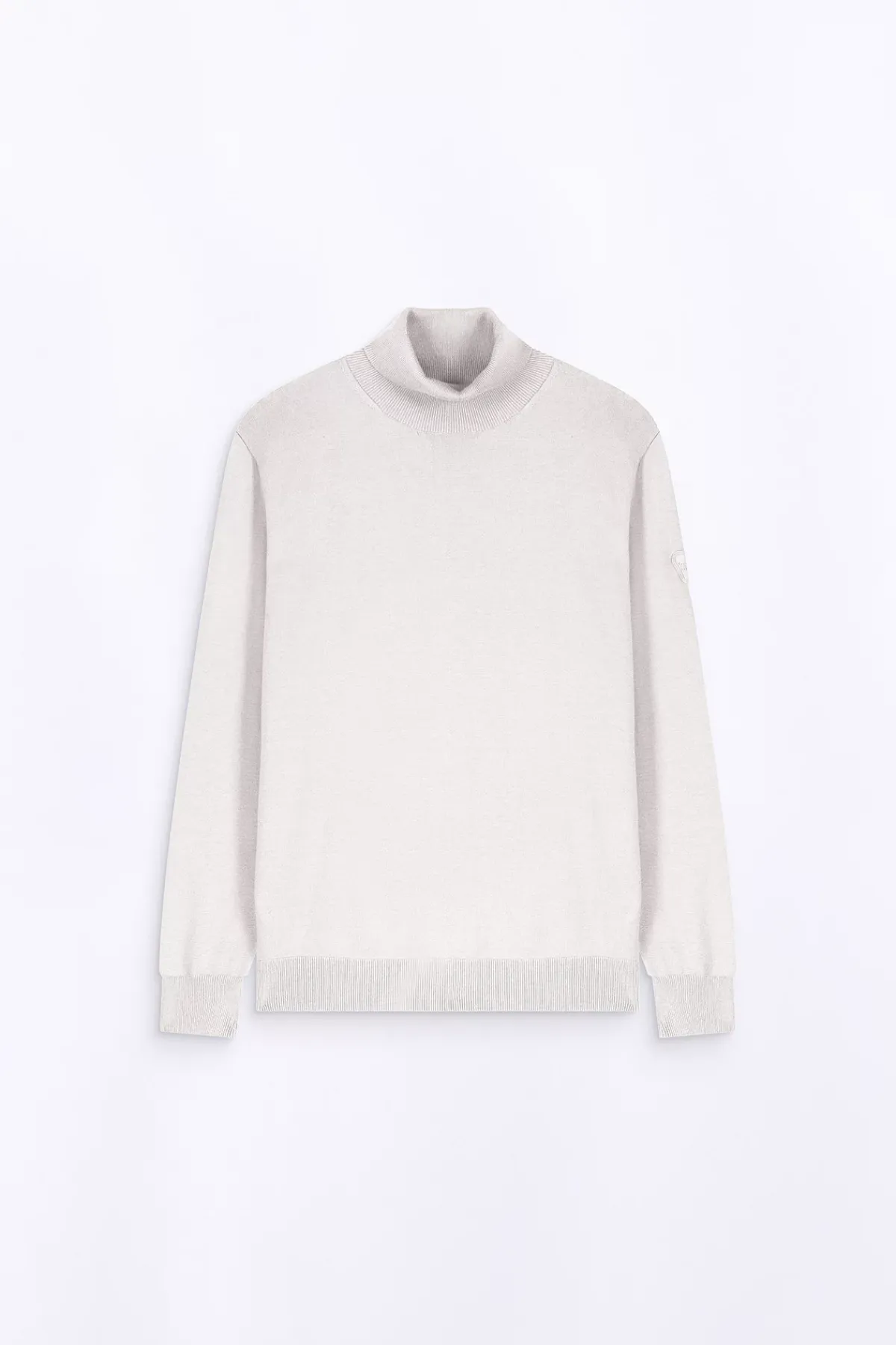 Pulls & Polos*Gertrude Pull En Maille Col Roule Eliott Ciment