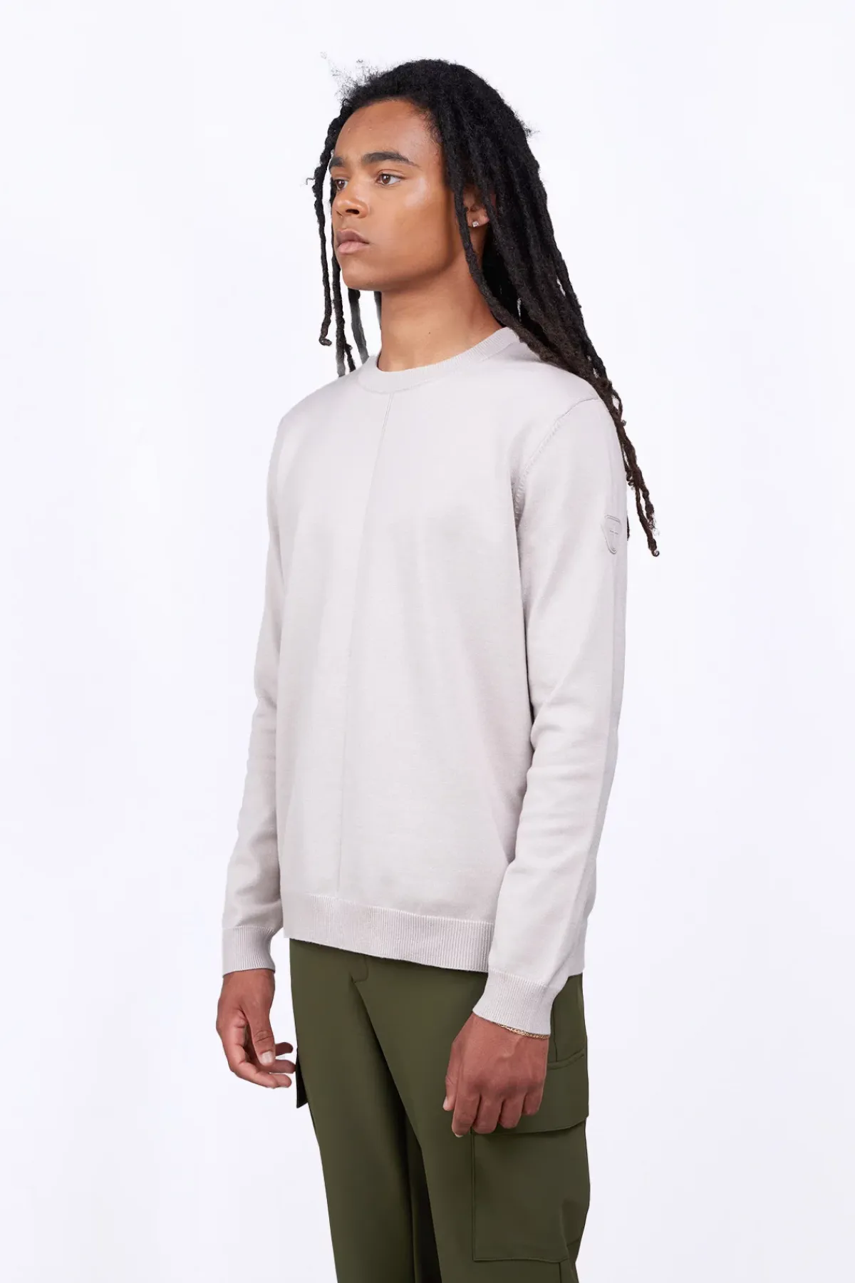 Pulls & Polos*Gertrude Pull En Maille Coupe Droite Alois Ciment