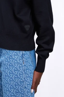 Pulls & Cardigans*Gertrude Pull En Maille Court Col Cheminee Anais Black