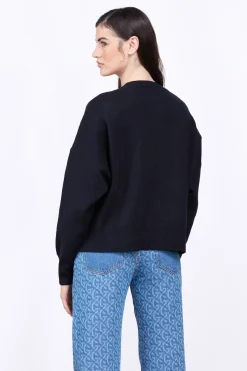 Pulls & Cardigans*Gertrude Pull En Maille Jacquard Ample Natalia Black