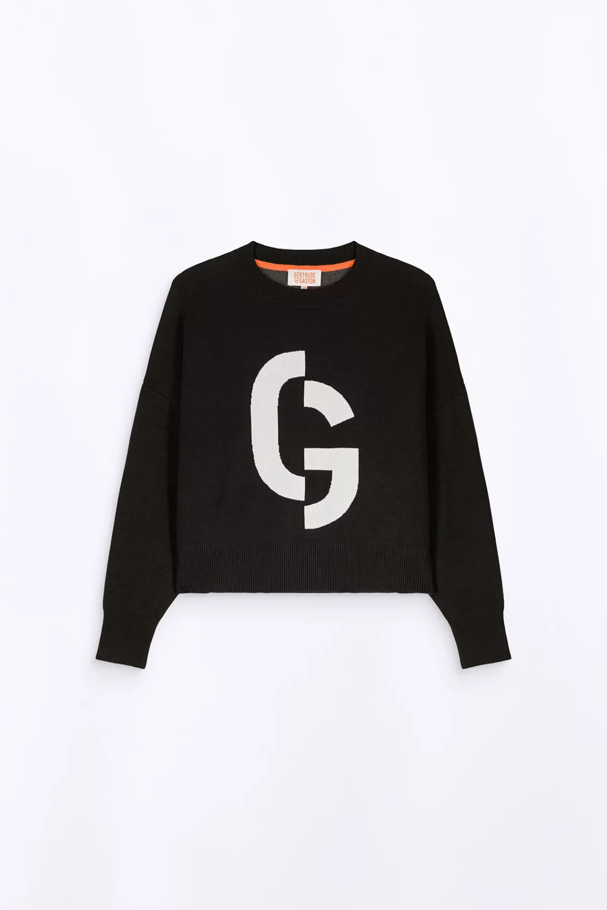 Pulls & Cardigans*Gertrude Pull En Maille Jacquard Ample Natalia Black