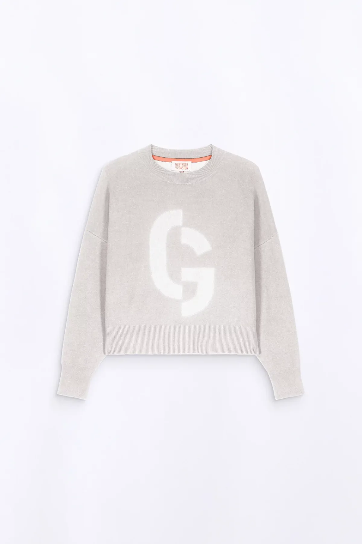 Pulls & Cardigans*Gertrude Pull En Maille Jacquard Ample Natalia Ciment