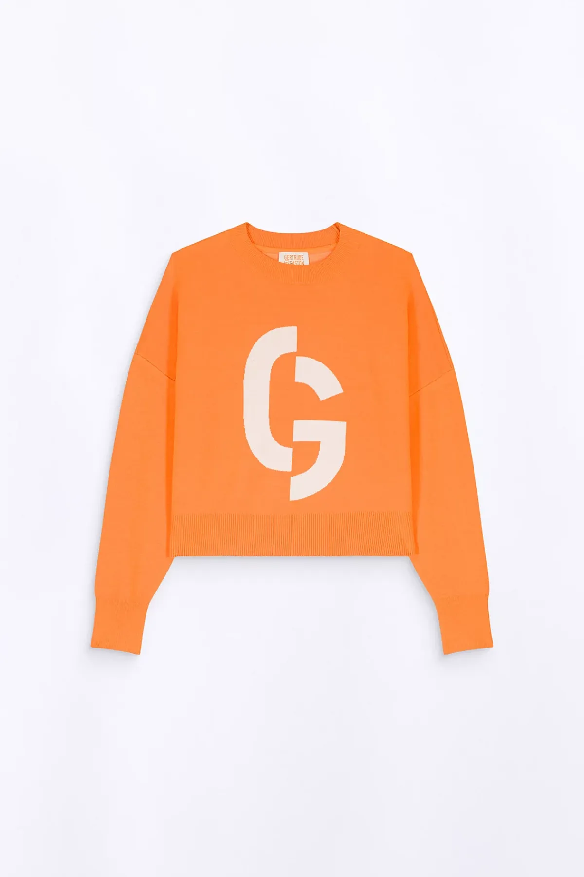Pulls & Cardigans*Gertrude Pull En Maille Jacquard Ample Natalia Orange