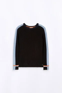 Pulls & Cardigans*Gertrude Pull Long Ajuste En Maille Perlee Aglae Black