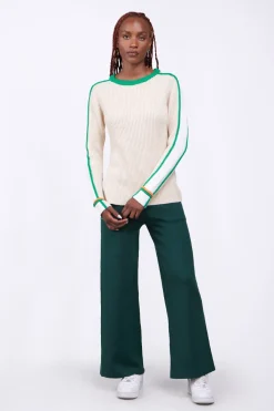 Pulls & Cardigans*Gertrude Pull Long Ajuste En Maille Perlee Aglae Ecru