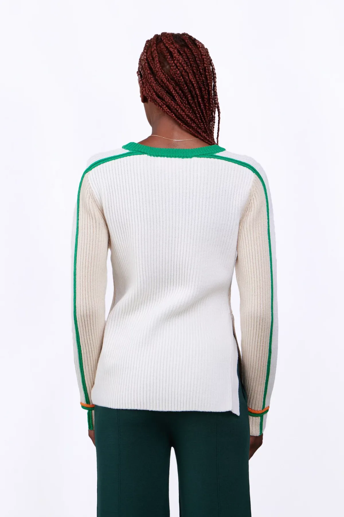 Pulls & Cardigans*Gertrude Pull Long Ajuste En Maille Perlee Aglae Ecru