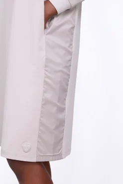 Robes & Jupes*Gertrude Robe Mi Longue Bi-Matiere Regine Ciment