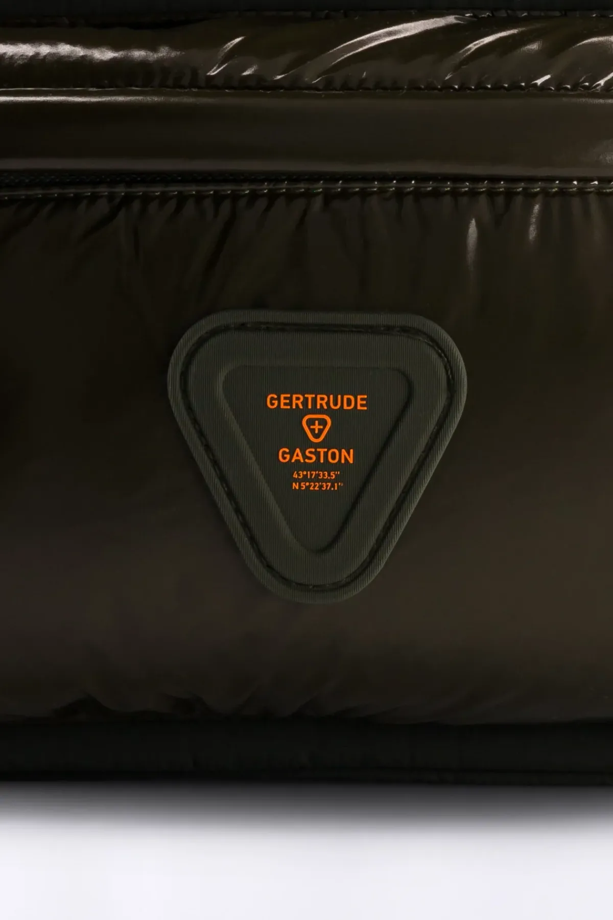 Sacs A Dos & Trousses*Gertrude Sac A Dos Matelasse Bi-Matiere Levia Kaki