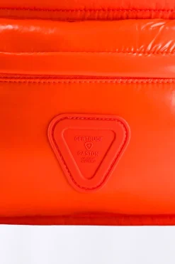 Sacs A Dos & Trousses*Gertrude Sac A Dos Matelasse Bi-Matiere Levia Orange
