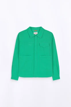 Vestes & Surchemises*Gertrude Sur-Chemise En Velours Cotele Unisexe Aliocha Absinthe