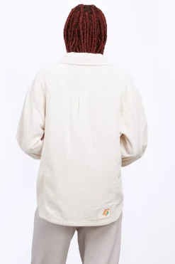 Vestes & Surchemises*Gertrude Sur-Chemise En Velours Cotele Unisexe Aliocha Ecru