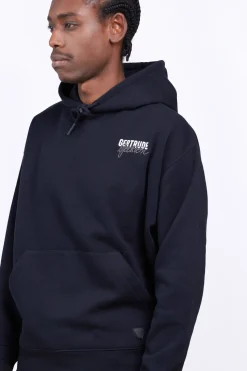 Sweatshirts & Hoodies*Gertrude Sweat A Capuche Brode Unisexe Anto Br Black