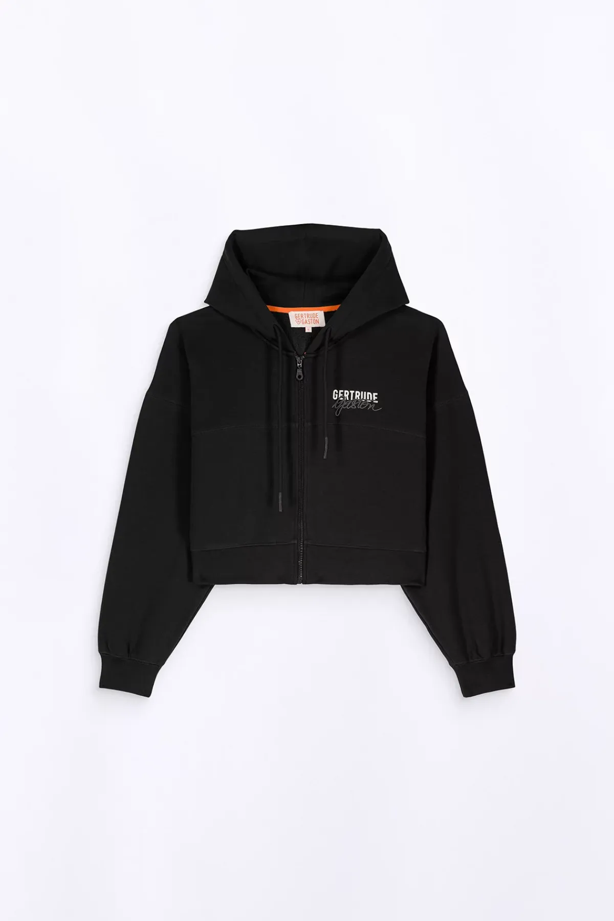 Sweatshirts & Hoodies*Gertrude Sweat A Capuche Cropped Amina Black