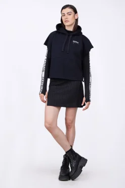 Sweatshirts & Hoodies*Gertrude Sweat A Capuche Sans Manches Amandine Black