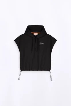Sweatshirts & Hoodies*Gertrude Sweat A Capuche Sans Manches Amandine Black
