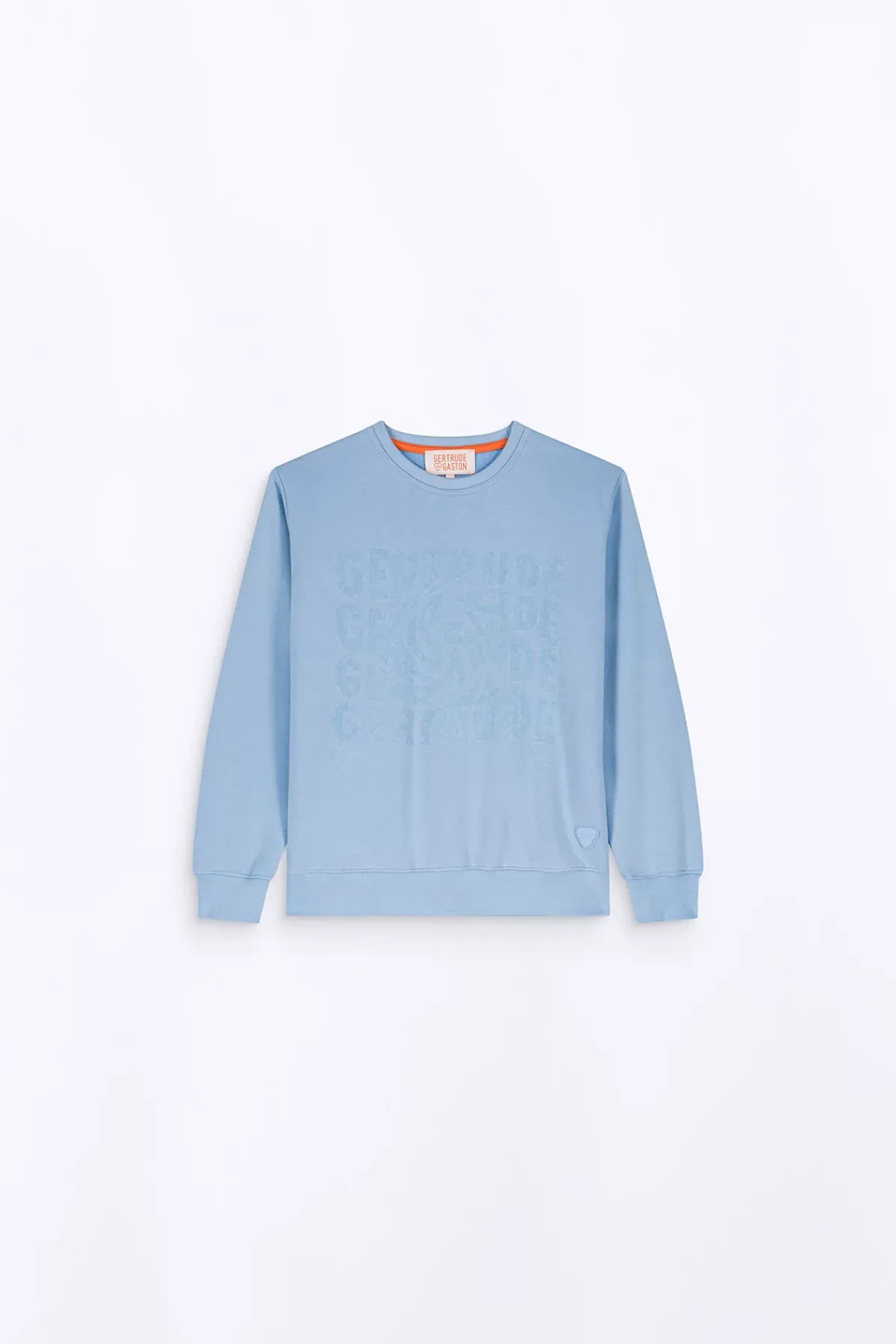Sweatshirts & Hoodies*Gertrude Sweat A Capuche Unisexe Imprime Poitrine Little Ruby Twisted Hortensia
