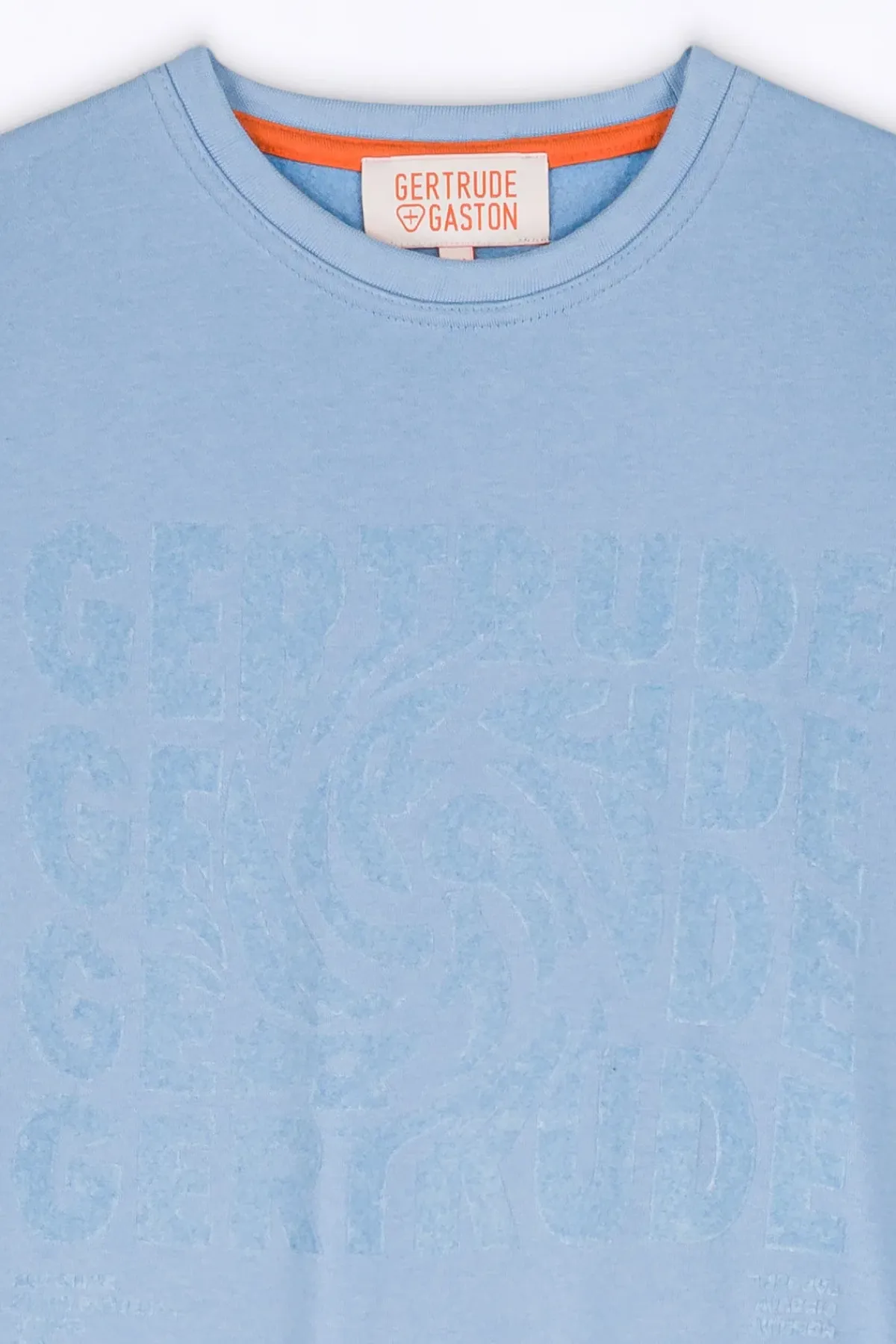 Sweatshirts & Hoodies*Gertrude Sweat A Capuche Unisexe Imprime Poitrine Little Ruby Twisted Hortensia