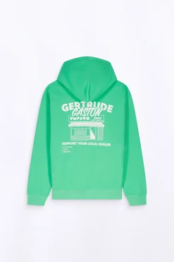 Sweatshirts & Hoodies*Gertrude Sweat Avec Impression Dans Le Dos Anto Puffer Opaline