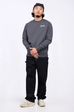 Sweatshirts & Hoodies*Gertrude Sweat Col Rond Unisexe Guillaume Br Charcoal Chine