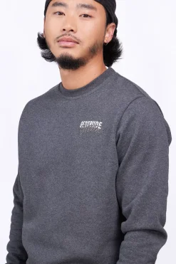 Sweatshirts & Hoodies*Gertrude Sweat Col Rond Unisexe Guillaume Br Charcoal Chine