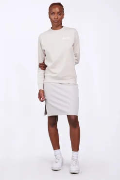 Sweatshirts & Hoodies*Gertrude Sweat Col Rond Unisexe Imprime Au Dos Guillaume Cap Ciment