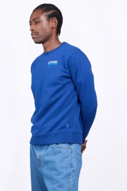 Sweatshirts & Hoodies*Gertrude Sweat Col Rond Unisexe Imprime Au Dos Guillaume Cap Worker Blue