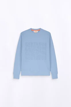 Sweatshirts & Hoodies*Gertrude Sweat Col Rond Unisexe Imprime Au Dos Guillaume Twisted Hortensia