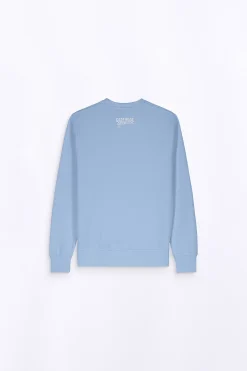 Sweatshirts & Hoodies*Gertrude Sweat Col Rond Unisexe Imprime Au Dos Guillaume Twisted Hortensia