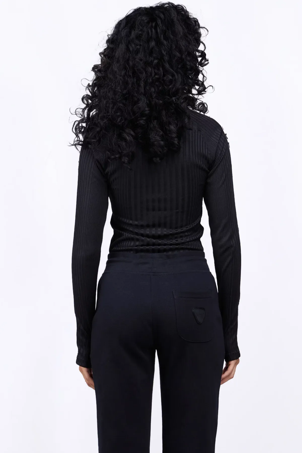 Pulls & Cardigans*Gertrude Top Ajuste A Bandes Contrastees Minouchka Black