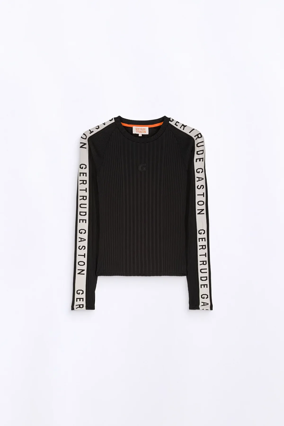 Pulls & Cardigans*Gertrude Top Ajuste A Bandes Contrastees Minouchka Black