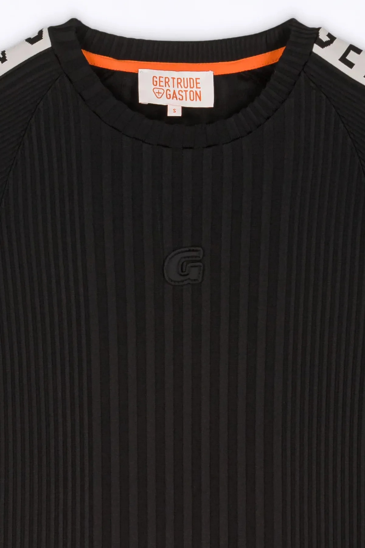 Pulls & Cardigans*Gertrude Top Ajuste A Bandes Contrastees Minouchka Black