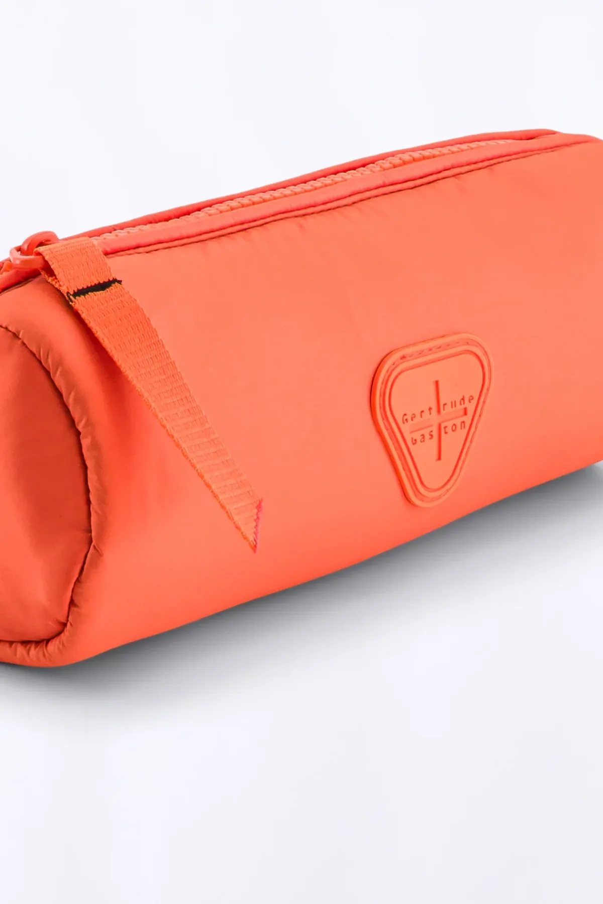Sacs A Dos & Trousses*Gertrude Trousse Cylindrique En Nylon Pomme Orange