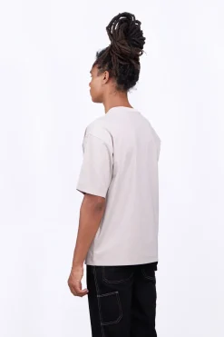 T-Shirts*Gertrude T-Shirt Avec Poche Plaquee Poitrine Barnabe Pocket Ciment