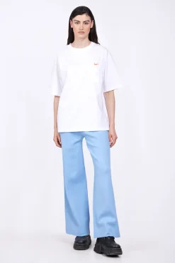 T-Shirts*Gertrude T-Shirt Avec Poche Plaquee Poitrine Barnabe Pocket White