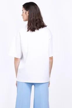 T-Shirts*Gertrude T-Shirt Avec Poche Plaquee Poitrine Barnabe Pocket White