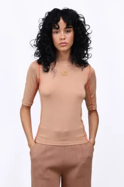 T-Shirts*Gertrude T-Shirt Col Rond Ajuste Adeline Liege