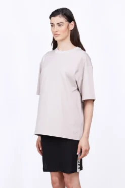 T-Shirts*Gertrude T-Shirt Col Rond Coupe Oversize Barnabe Ciment