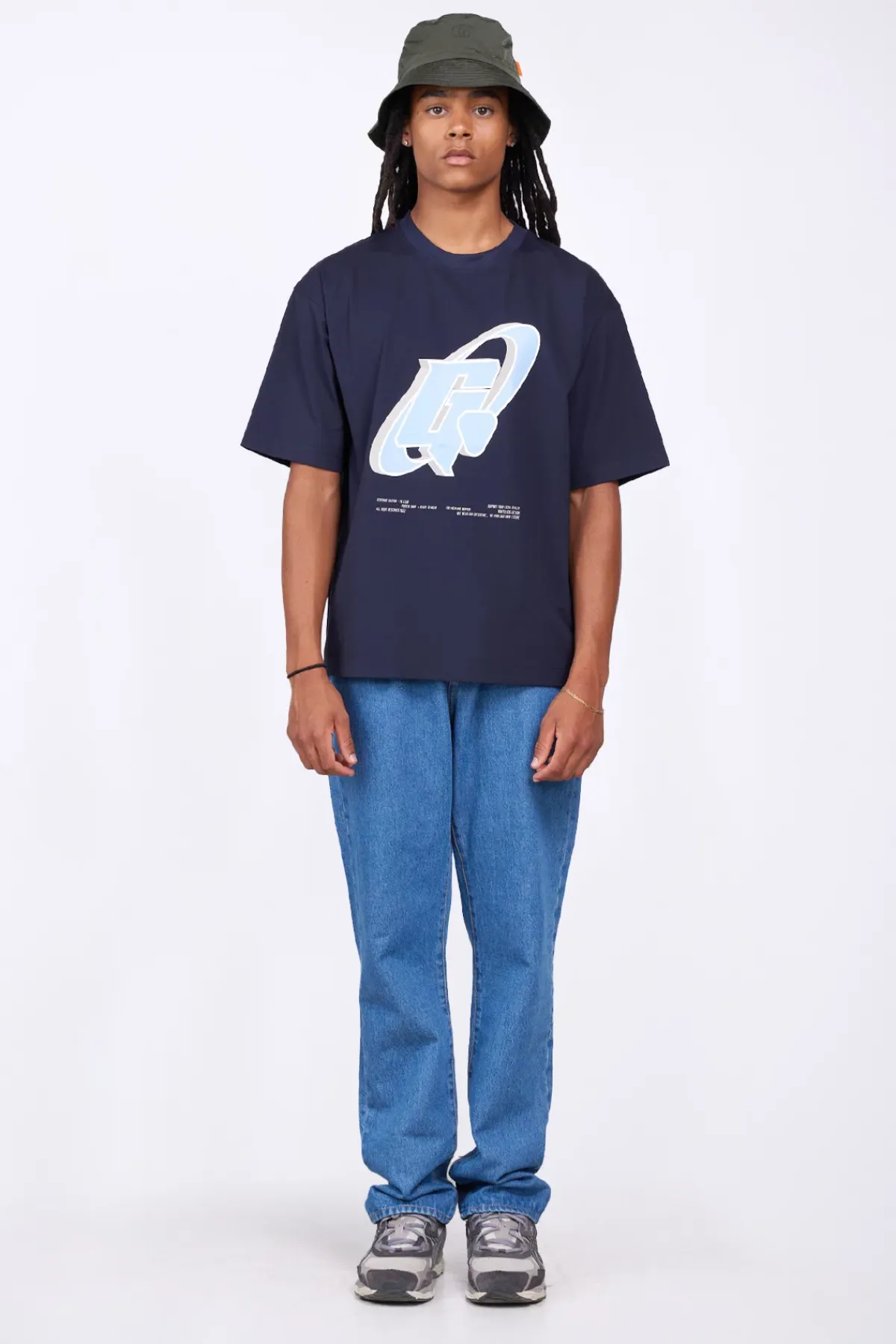 T-Shirts*Gertrude T-Shirt Col Rond Coupe Oversize Barnabe Circle Night