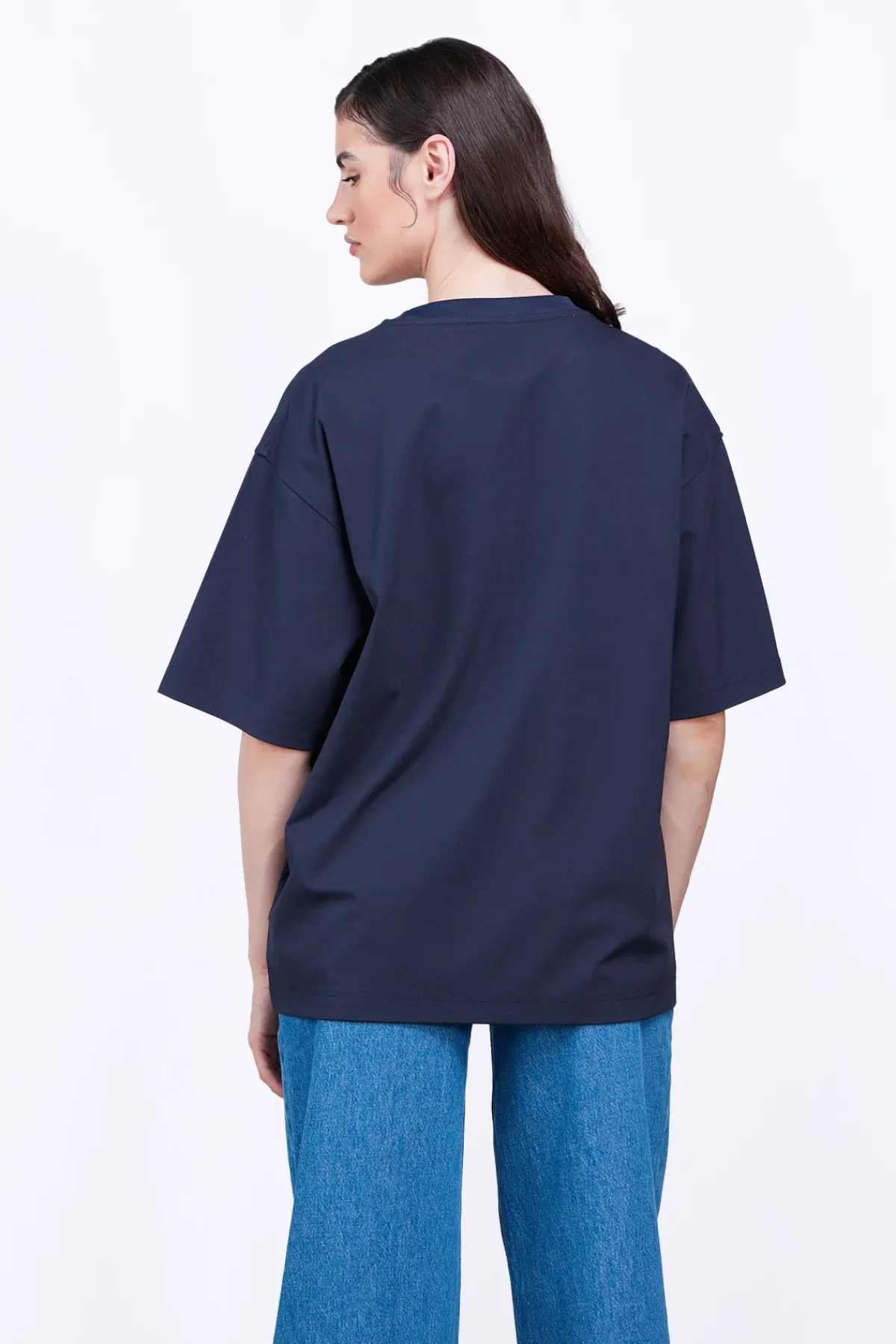 T-Shirts*Gertrude T-Shirt Col Rond Coupe Oversize Barnabe Circle Night