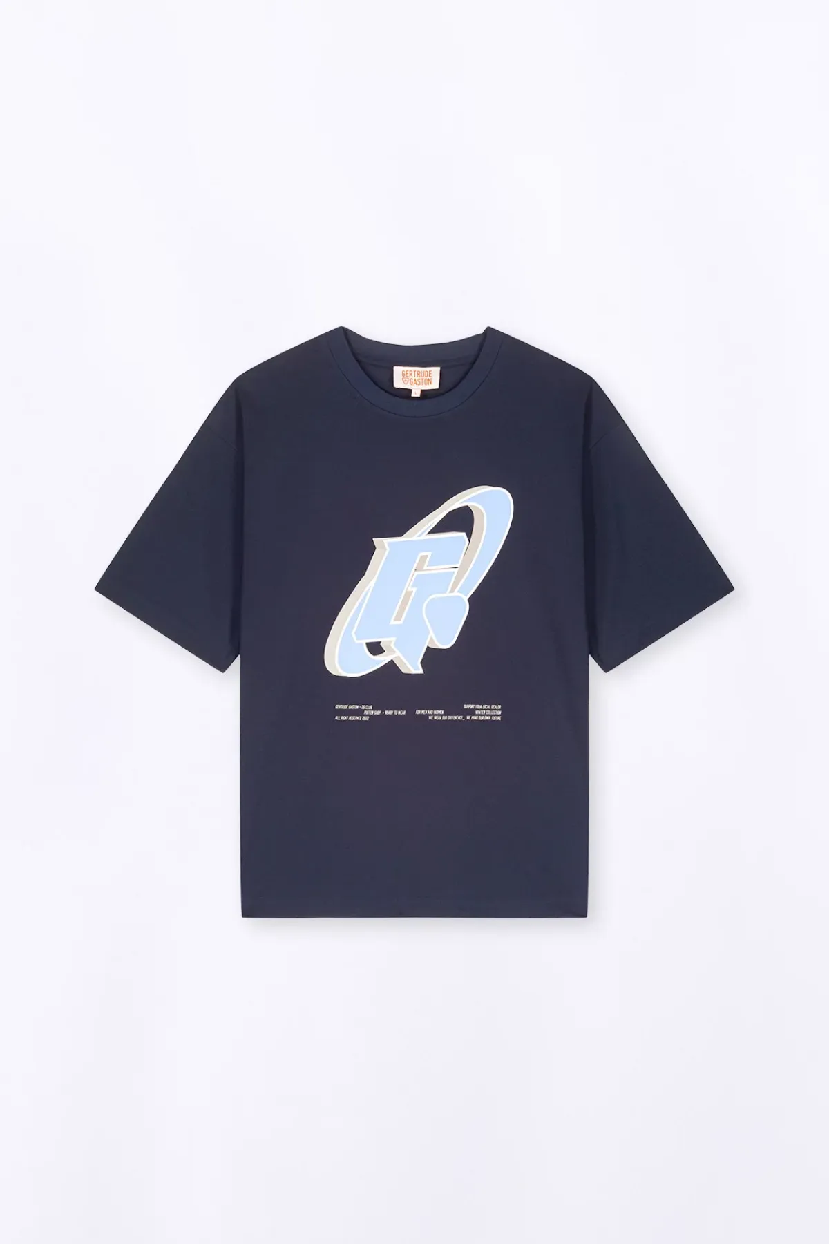 T-Shirts*Gertrude T-Shirt Col Rond Coupe Oversize Barnabe Circle Night