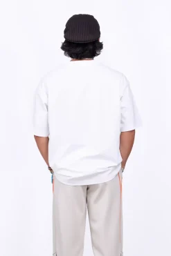 T-Shirts*Gertrude T-Shirt Col Rond Coupe Oversize Barnabe Circle Optic White
