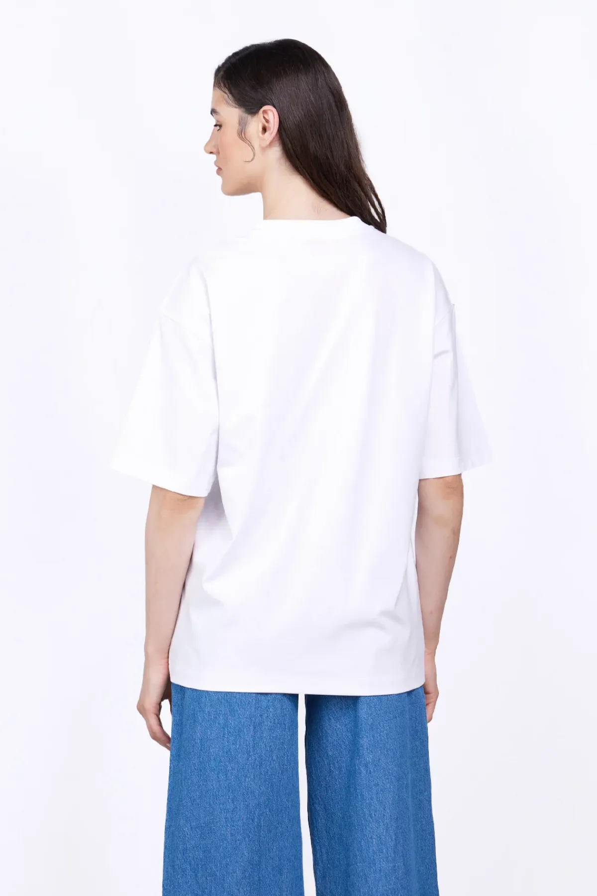T-Shirts*Gertrude T-Shirt Col Rond Coupe Oversize Barnabe Circle Optic White