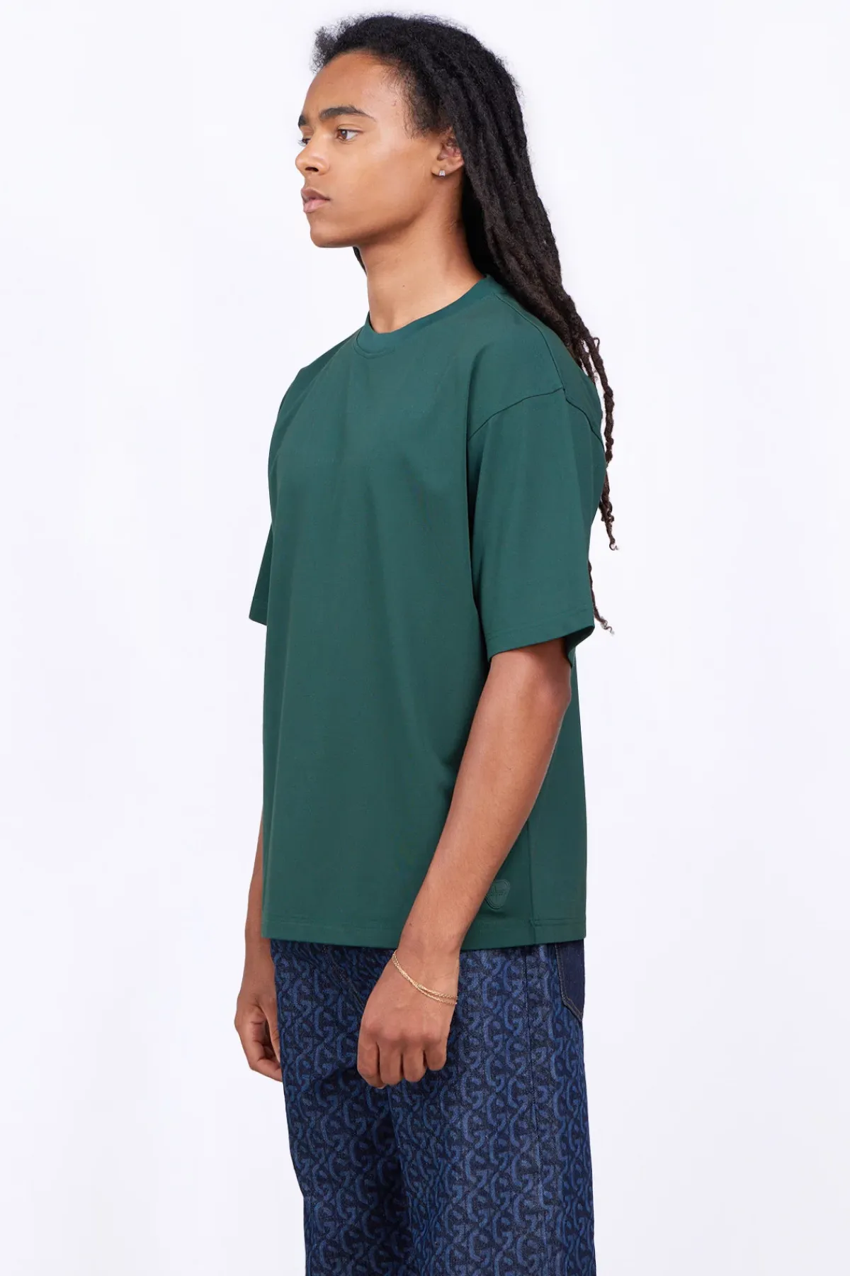 T-Shirts*Gertrude T-Shirt Col Rond Coupe Oversize Barnabe Dark Green