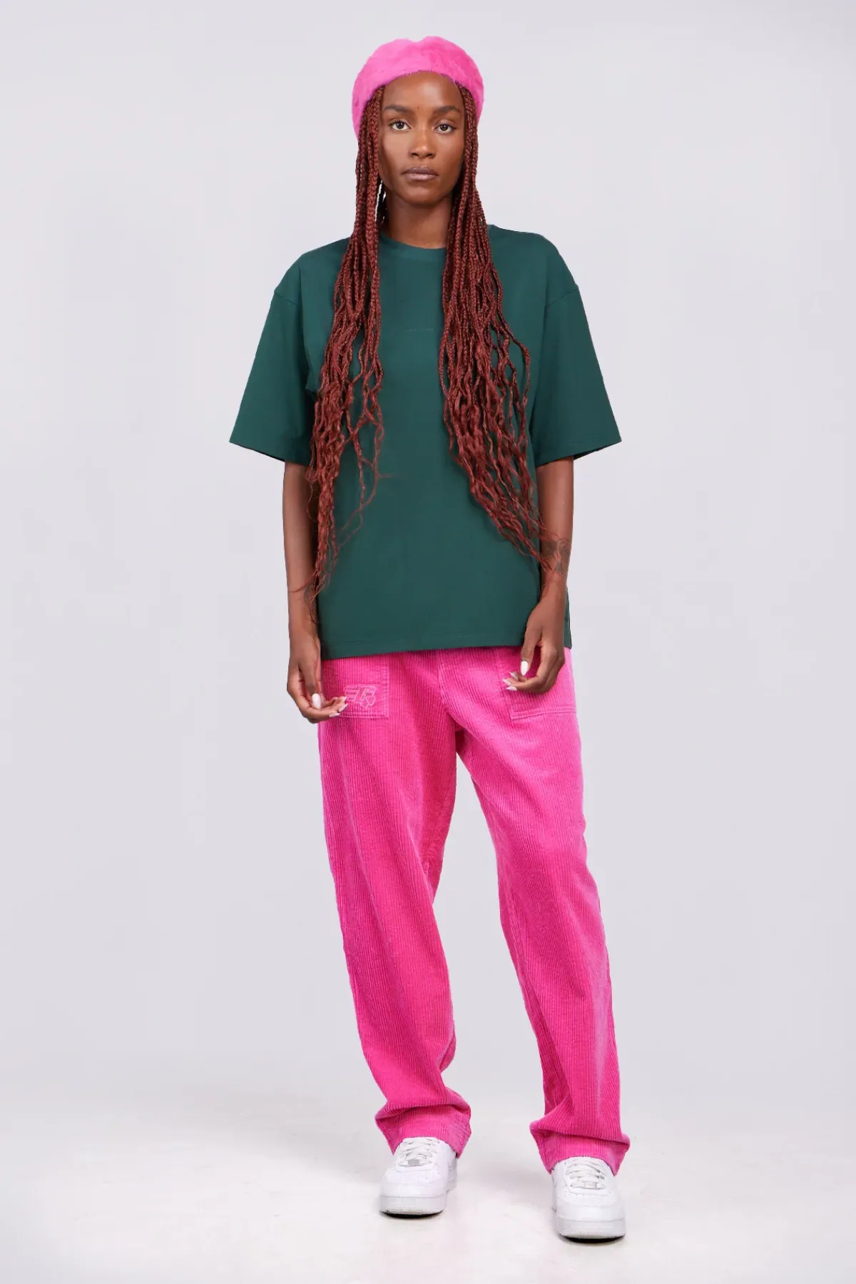 T-Shirts*Gertrude T-Shirt Col Rond Coupe Oversize Barnabe Dark Green