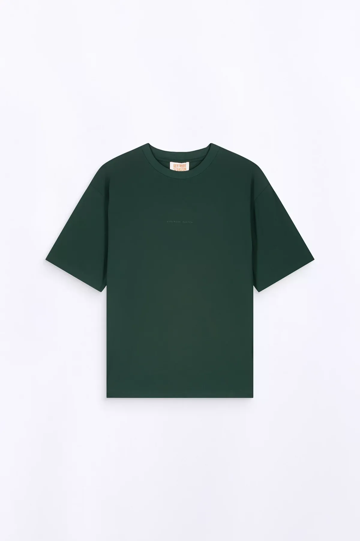 T-Shirts*Gertrude T-Shirt Col Rond Coupe Oversize Barnabe Dark Green