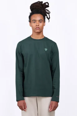 T-Shirts*Gertrude T-Shirt Col Rond Manches Longues Quentin Dark Green