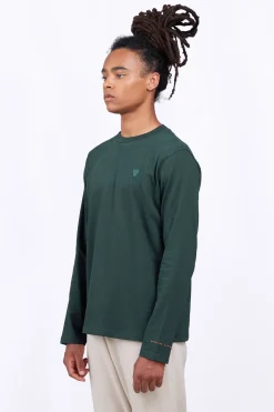 T-Shirts*Gertrude T-Shirt Col Rond Manches Longues Quentin Dark Green