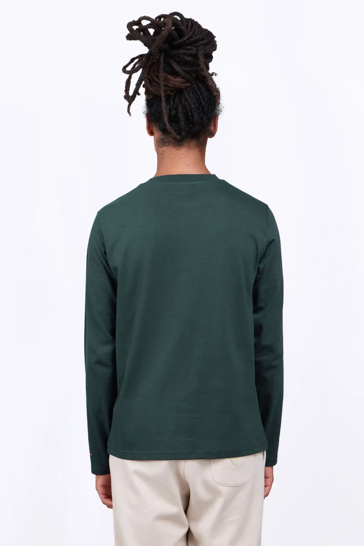 T-Shirts*Gertrude T-Shirt Col Rond Manches Longues Quentin Dark Green