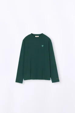 T-Shirts*Gertrude T-Shirt Col Rond Manches Longues Quentin Dark Green